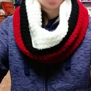 Crochet circle scarf